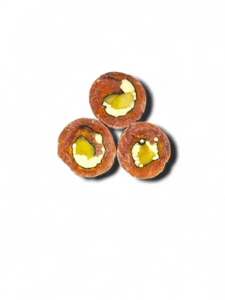 Рулет из кеты с моцареллой и ананасом, кг